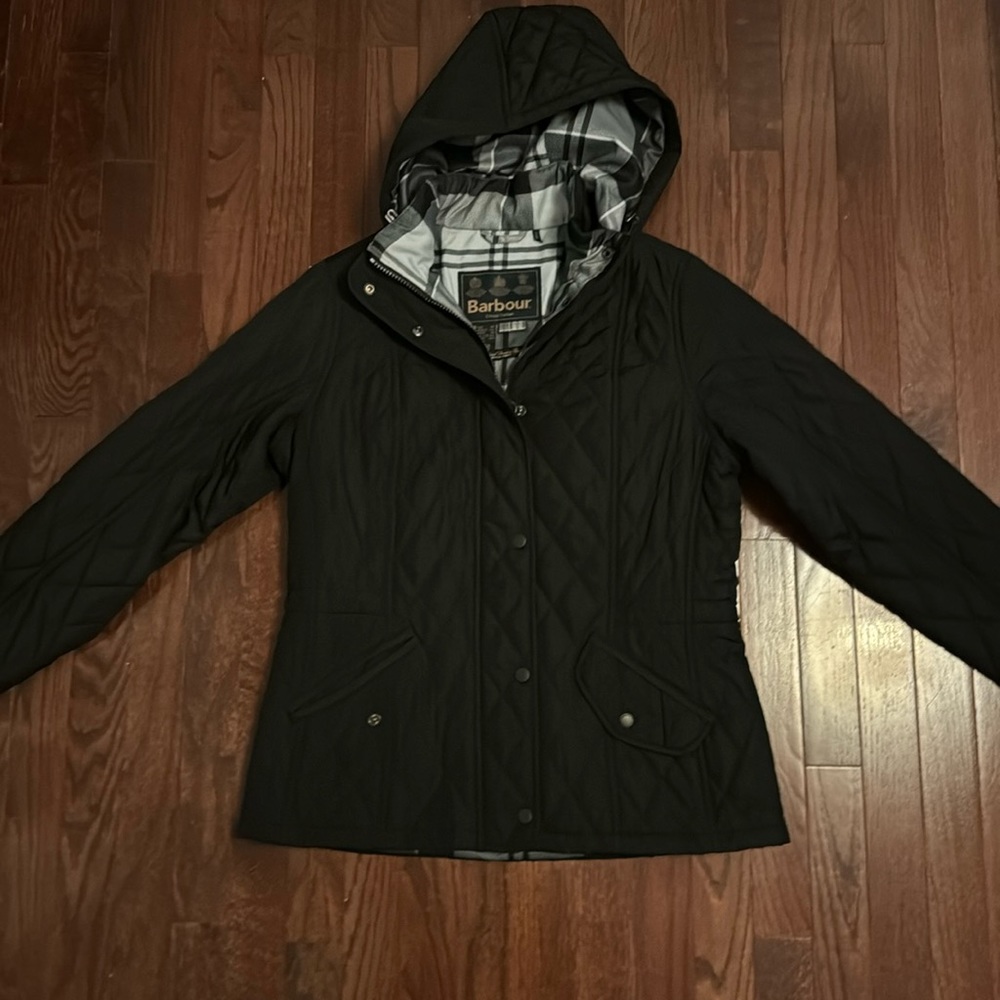Barbour Jacket with Hood